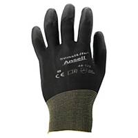 Paire de gants Ansell Sensilite 48-121 multi-usages noirs taille 9