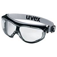 Full view safety glasses Uvex 9307, filter type 2C, black, colourless lens