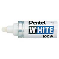 Pentel X100W white marker wide bullet point 6,5 mm