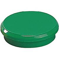 Magnet Dahle, rund, 24 mm, grøn, pakke a 10 stk.