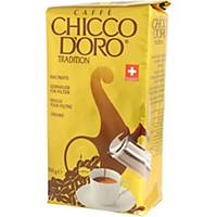 Chicco d Oro ground coffee, 500 g package