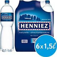 Henniez Blau Mineralwasser ohne Kohlensäure 1,5 l, Packung à 6 Flaschen