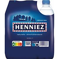 Henniez Blau Mineralwasser ohne Kohlensäure 50 cl, Packung à 6 Flaschen