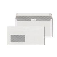 Szilikonos borítékok C6/C5 (114 x 229 mm), bélésnyomott, fehér, 1000 db/csomag