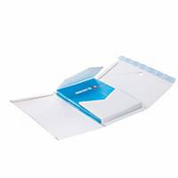 Emballage universel Brieger Varifix, 54//45, 24,5x16,5x3-7 cm, blanc