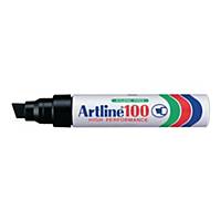 Permanent marker Artline 100, skrå, sort