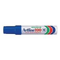 Permanent marker Artline 100, skrå, blå
