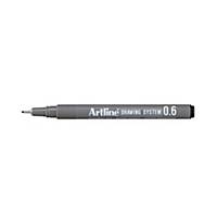 Fineliner Artline Drawing Pen EK236, 0,6 mm, sort