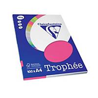 Papel Trophée - A4 - 80 g/m2 - fúcsia intenso - Resma 100 folhas