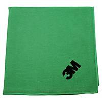 3M essential microfiber cleaning cloth green - pack of 10