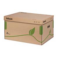 Esselte 6239 Eco Archivcontainer mit Deckel, A4, 4/5 Boxen, 10 Stück