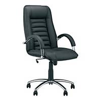 CARRERA MANAGEMENT CHAIR LEATHER BLACK