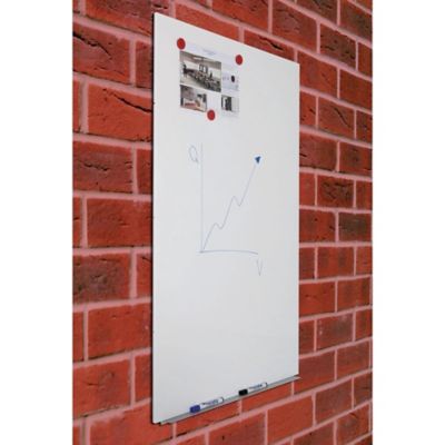Tableau blanc sans cadre Rocada, 148 x 98 cm, blanc