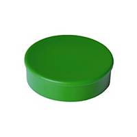 Aimants ronds avec capuchon en plastique, ø 30 mm, vert Emballage de 10 pces.