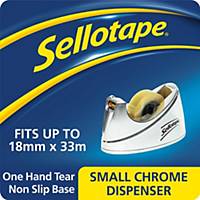 Sellotape Dispenser - Chrome, Small