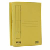 ABBA Standard Manila Card Folder Yellow