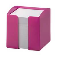Durable Pink Note Box 90 X 90MM Capacity 800 Paper Notes