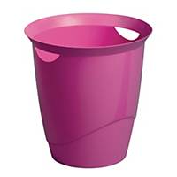 Durable Waste Basket Pink - 16l  Capacity