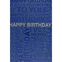 Birthday card ABC, 117x173 mm, english