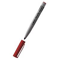 BIC 1445 PERM MARKER POCK B/POINT RED