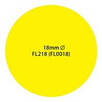 Yellow Label 18mm - Pack of 600 Labels