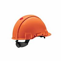 Safety helmet 3M G3000, made of ABS, adjustment range 54-62 cm, orange