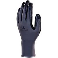 Deltaplus VE722 Nitrile Foam Grey/Black Glove Size 8 (Pair)