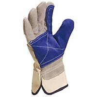 Deltaplus Grey/Blue Essential Rigger Glove - Size 10