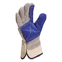 Kombinované rukavice Delta Plus DS202RP, veľkosť 10, modré, 12 párov