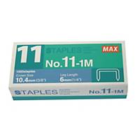 MAX No.11-1m Staples - Box of 1000