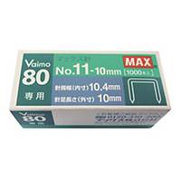 MAX No.11-10mm Staples - Box of 1000