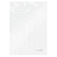 Leitz WOW Geschäftsbuch, A5, liniert 7 mm, weiß, 80 Blatt