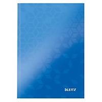 Záznamová kniha Leitz WOW, A5, linkovaná, 7 mm, modrá, 160 stran