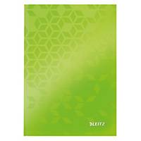 Beírókönyv Leitz WOW, A5, vonalas 7 mm, 160 oldal, zöld
