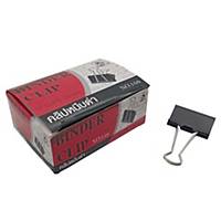 108 DOUBLE CLIPS BLACK - BOX OF 12