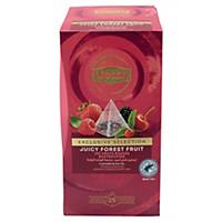 Thé noir fruits rouges Lipton Exclusive Selection - 25 sachets pyramides