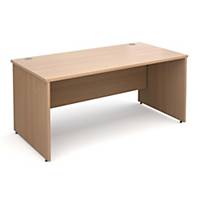Maestro 25 PL straight desk 1600mm x 800mm beech  - Delivery Only - Excludes NI