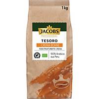 Jacobs Professional Tesoro Café Creme, Bio-Kaffeebohnen, 1kg