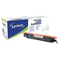 Tóner láser Lyreco compatible para Canon 729C y HP 126A -CE311A - cian