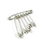 Assorted Safety Pins - Pack of 6