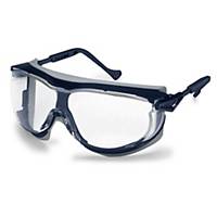 Uvex Schutzbrille 9175.260 skyguard NT, Polycarbonat, klar, gr/bl