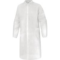 Delta Plus Blouspo Disposable Cloak, Size M, White
