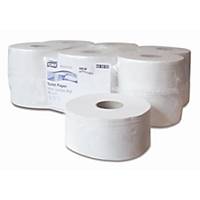 Pack de 12 bobinas de papel higiénico Mini-Jumbo TORK 2 capas 160m