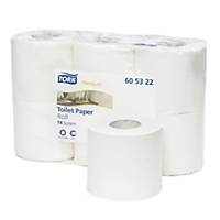 Papel higiénico Tork Premium - 2 folhas - 38 m - Pacote de 6 rolos