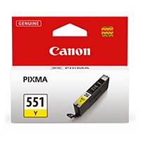 Canon Tintenpatrone 6511B001 - CLI-551Y, Reichweite: 304 Seiten, gelb