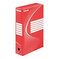ESSELTE BOXY ARCHIVE BOX 80 MM RED