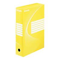 Pudło archiwizacyjne ESSELTE Boxy, A4, 80 mm, żółty