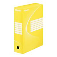 Pudło archiwizacyjne ESSELTE Boxy, A4, 100 mm, żółte