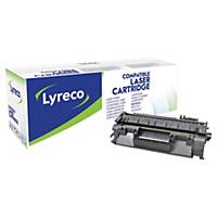 Lyreco kompatibler Lasertoner HP 80A (CF280A), schwarz
