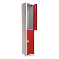 Locker 1800H X 300W X 450D, 2-Door, Red